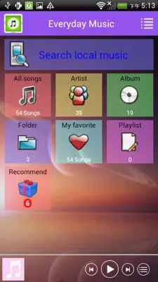 The Best MP3 Music Player android App screenshot 1